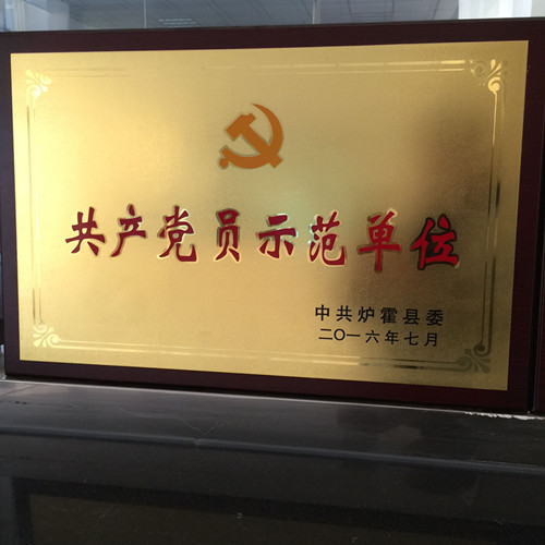 我院荣获“共产党员示范单位”称号