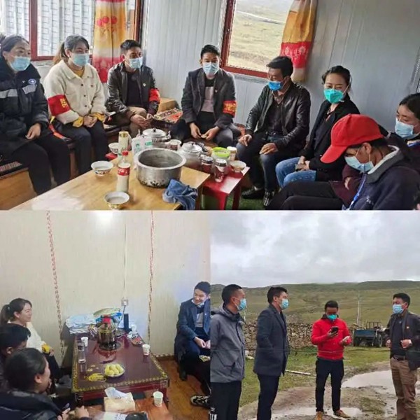炉霍县人民法院院长桑陈到联系点更知乡开展疫情防控、防汛督导等工作